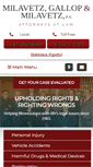 Mobile Screenshot of milavetzlaw.com